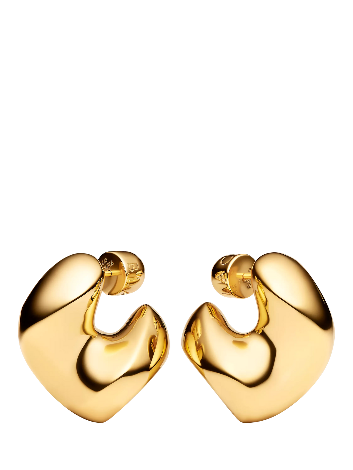 Maria Black Biomorphic 3D saddle earrings D2.75cm (British brand)