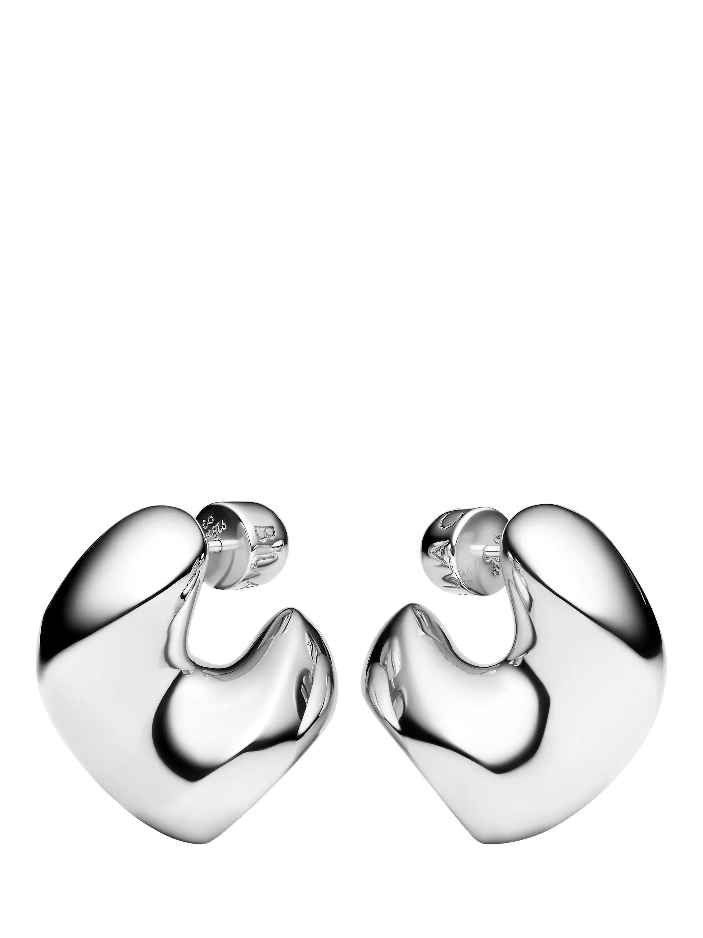 Maria Black Biomorphic 3D Saddle Stud Earrings