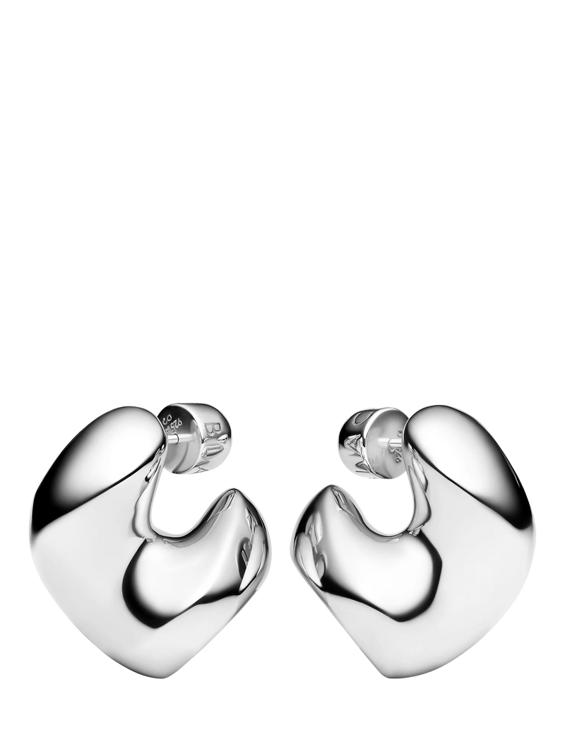 Maria Black Biomorphic 3D Saddle Stud Earrings
