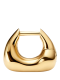 Maria Black gold huggie earrings 1.1cm, imported from the UK