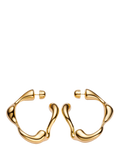 Maria Black hoop earrings gold 5.6cm (British brand)