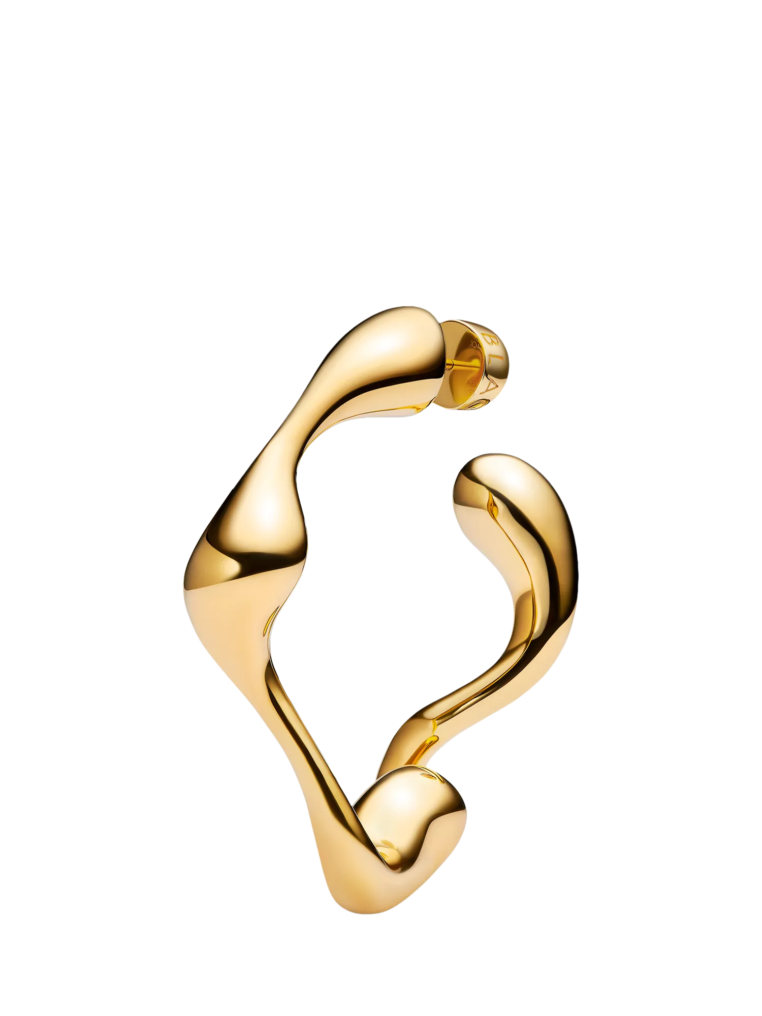 Maria Black hoop earrings gold 5.6cm (British brand)