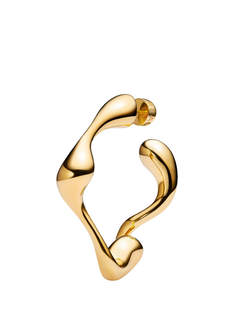 Maria Black hoop earrings gold 5.6cm (British brand)