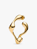 Maria Black hoop earrings gold 5.6cm (British brand)
