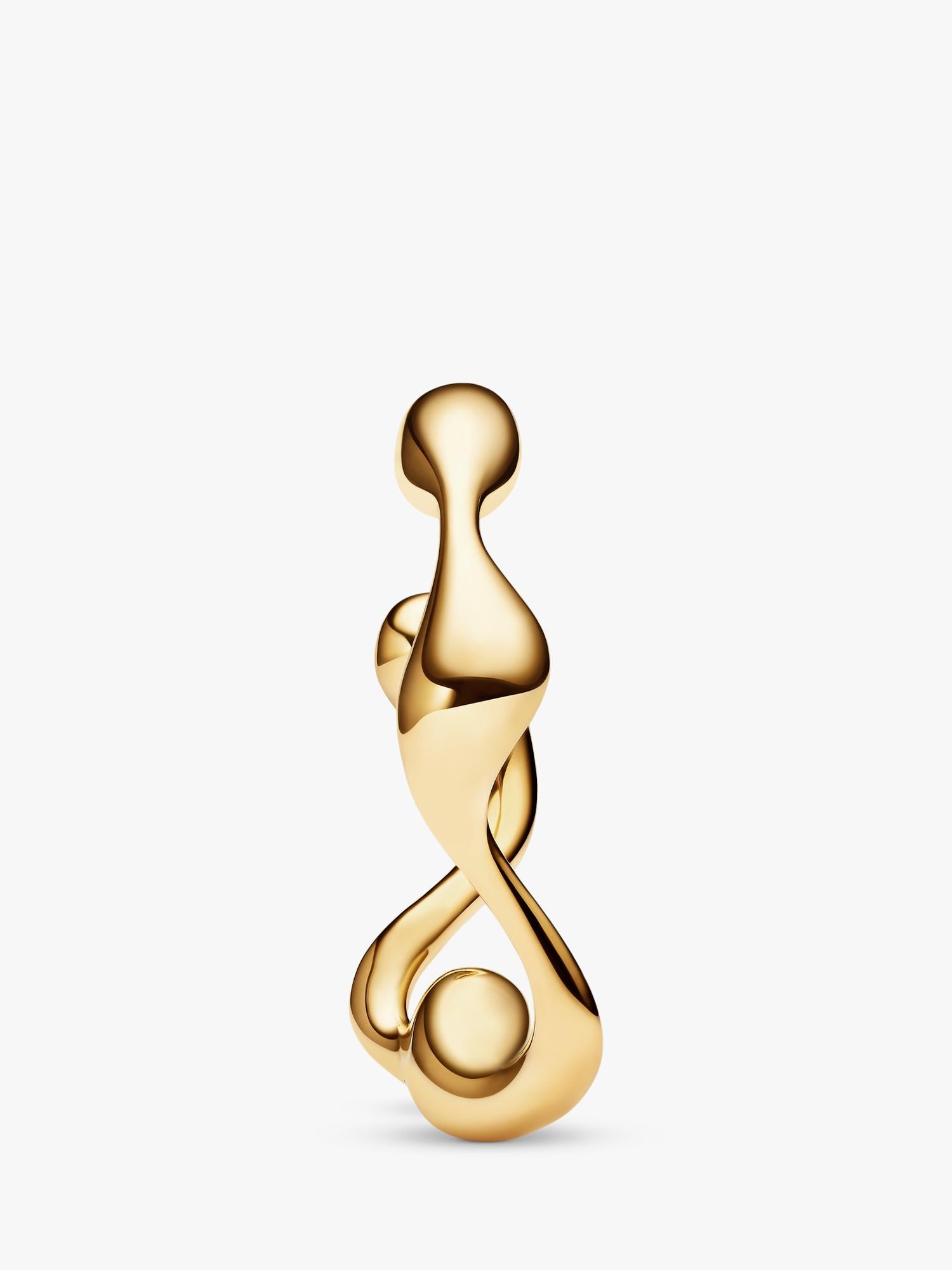 Maria Black hoop earrings gold 5.6cm (British brand)