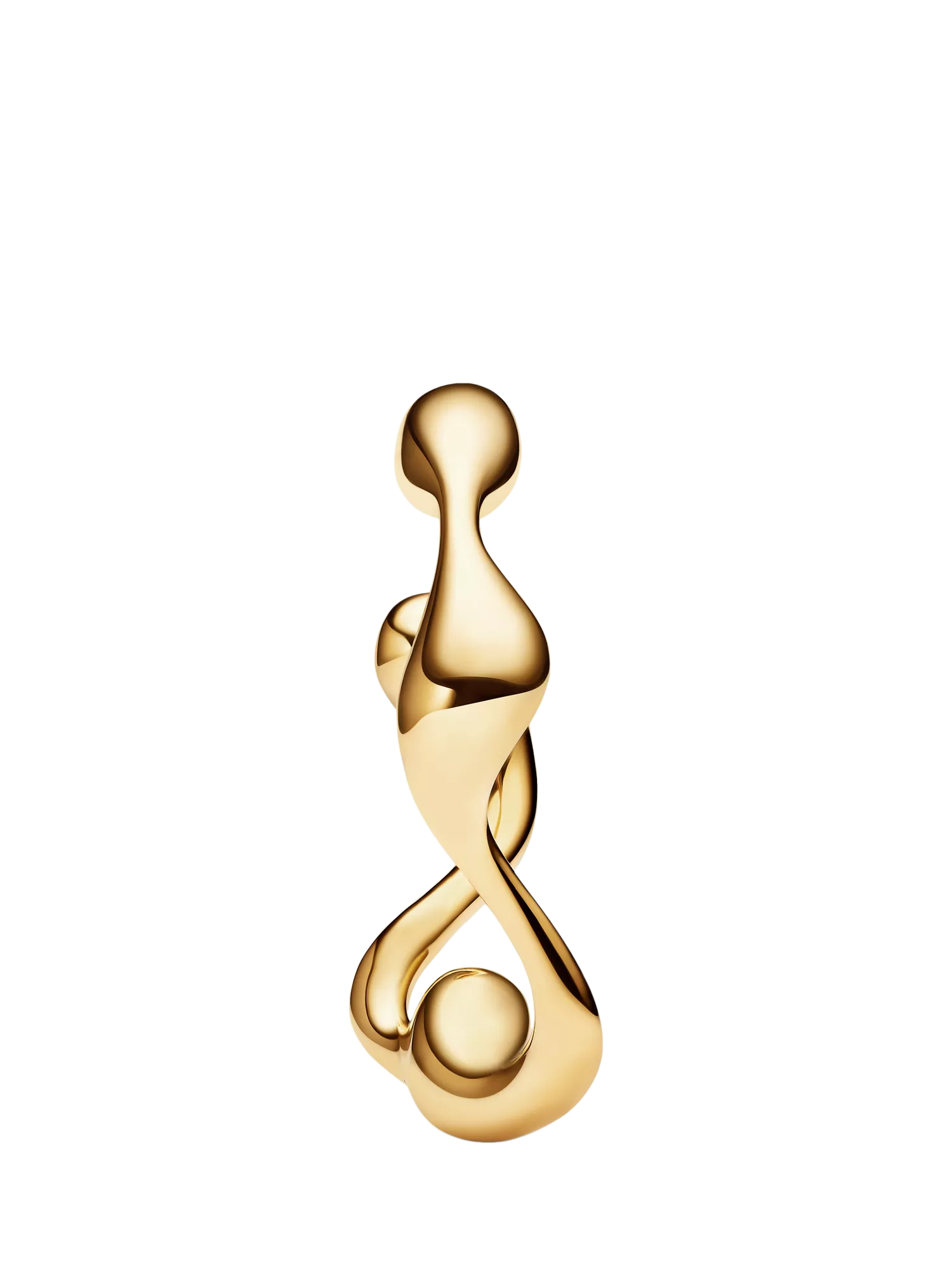 Maria Black hoop earrings gold 5.6cm (British brand)