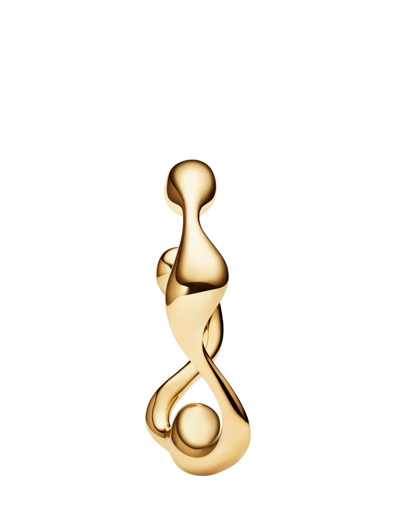 Maria Black hoop earrings gold 5.6cm (British brand)