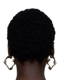 Maria Black hoop earrings gold 5.6cm (British brand)
