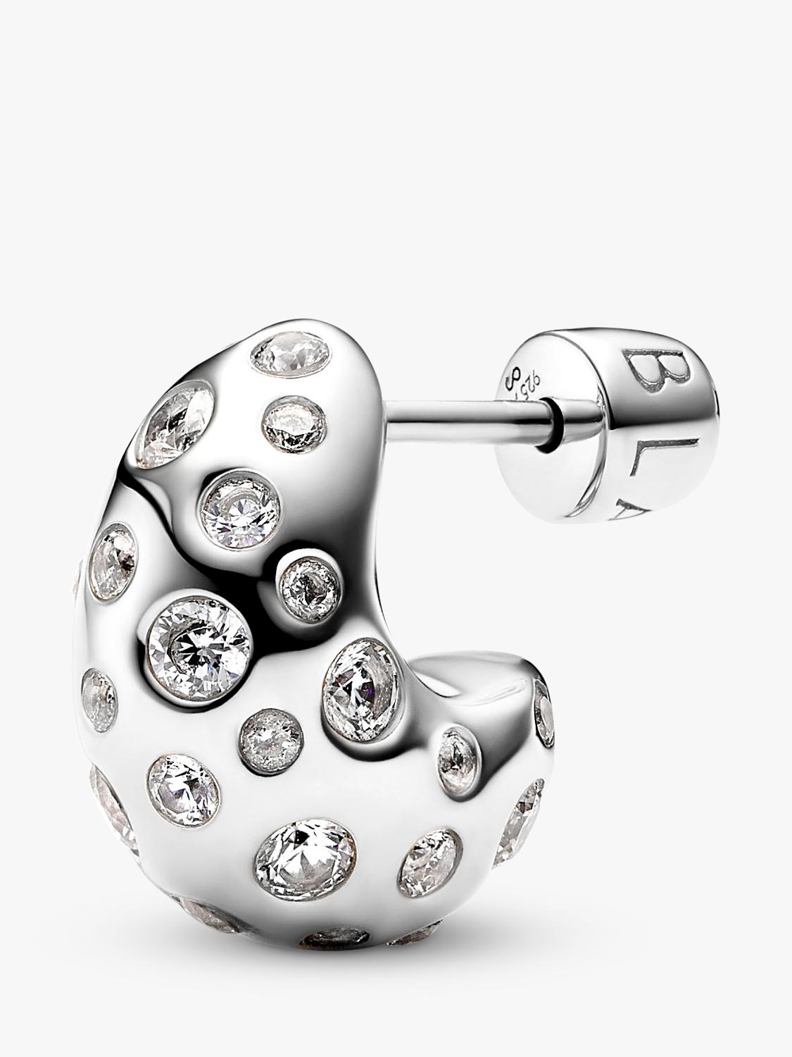 Maria Black Tryvann popcorn earrings silver (British brand)