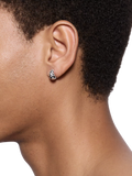 Maria Black Tryvann popcorn earrings silver (British brand)