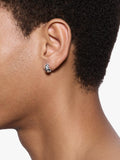 Maria Black Tryvann popcorn earrings silver (British brand)