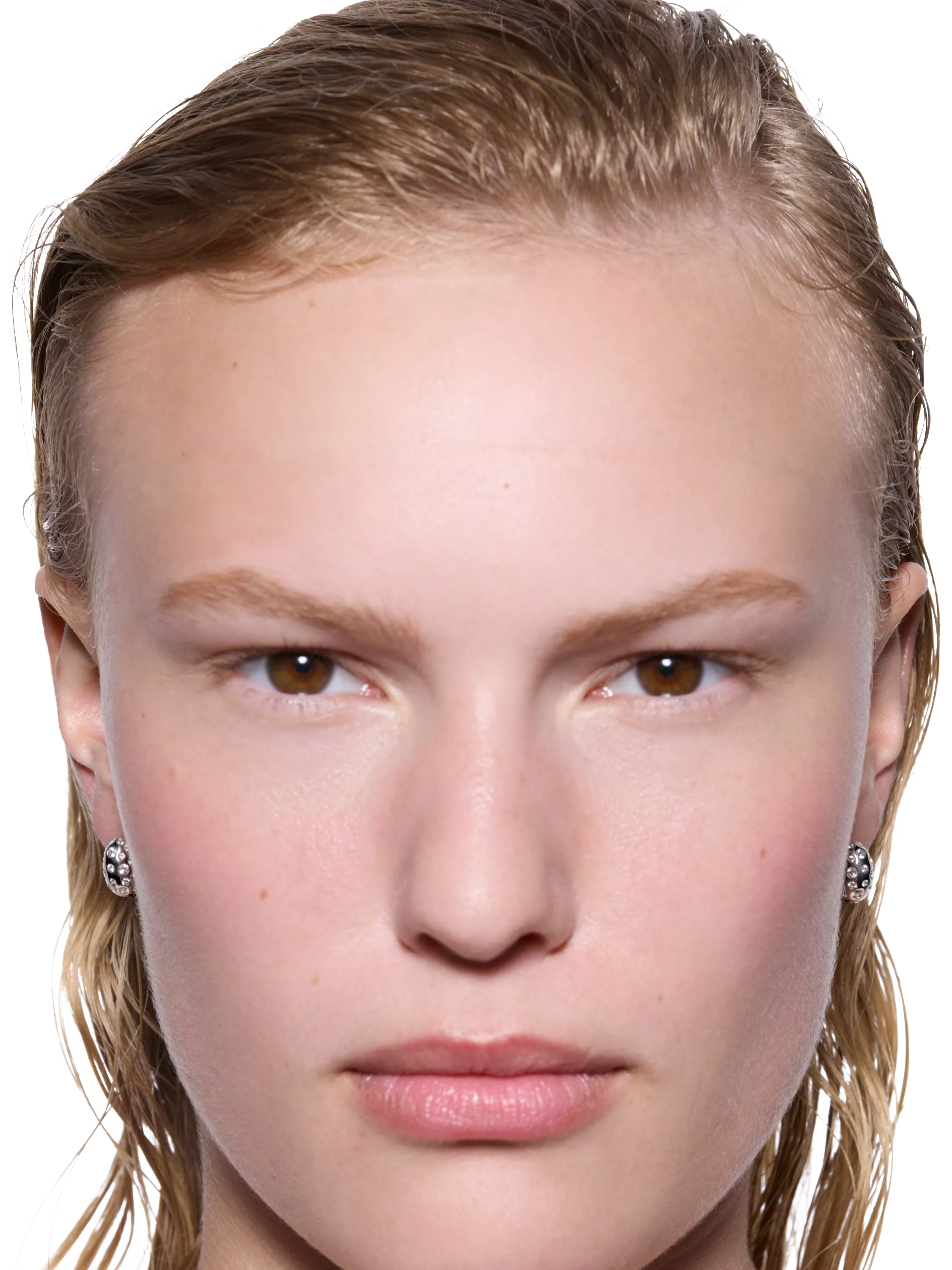 Maria Black Tryvann popcorn earrings silver (British brand)
