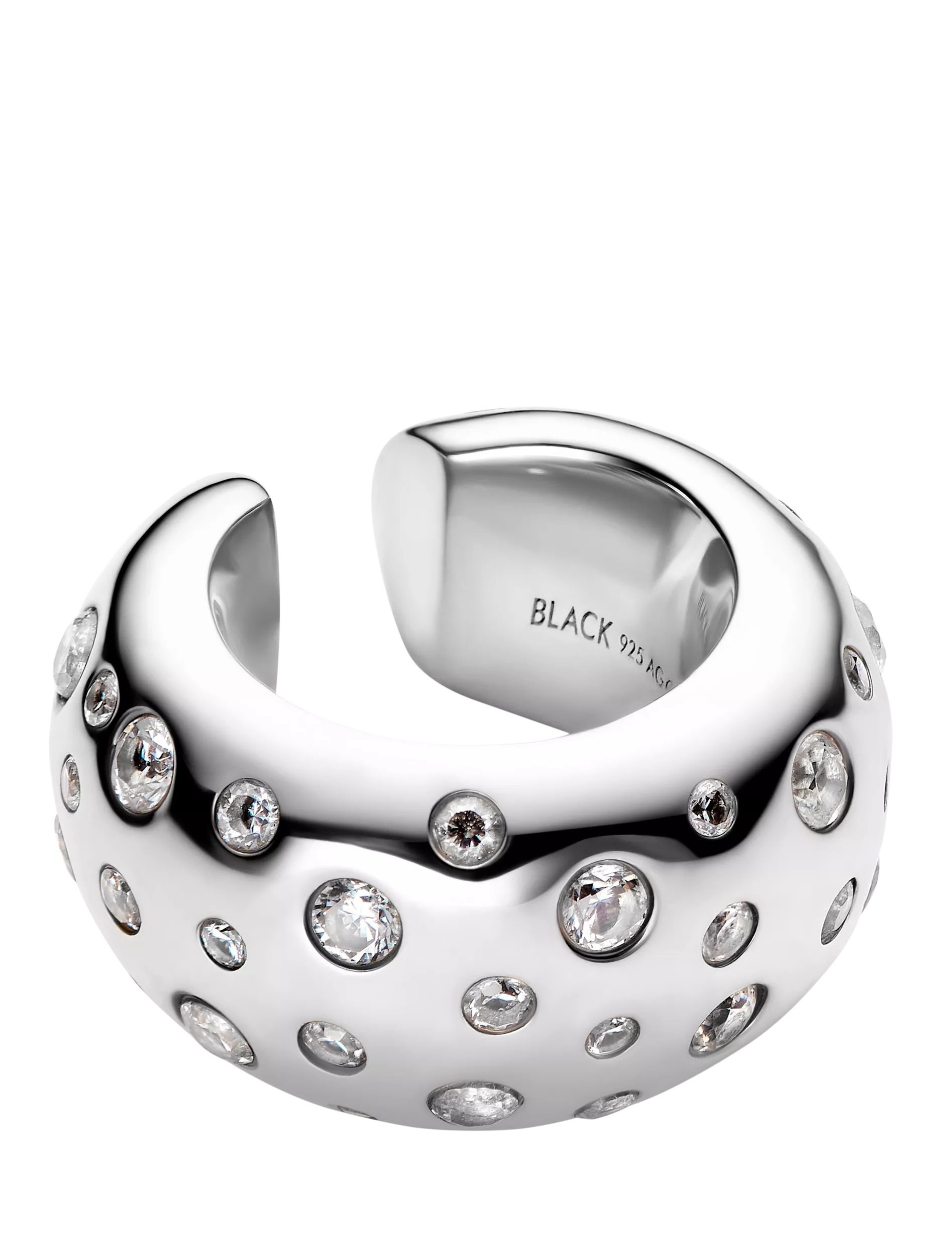 Maria Black Tryvann Popcorn ear cuff silver, imported from the UK