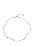 Maria Black Mio Snake Chain Necklace Gold Plated Recycled Sterling Silver Chain 45cm