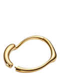 Maria Black gold curved splash bangle (British brand)