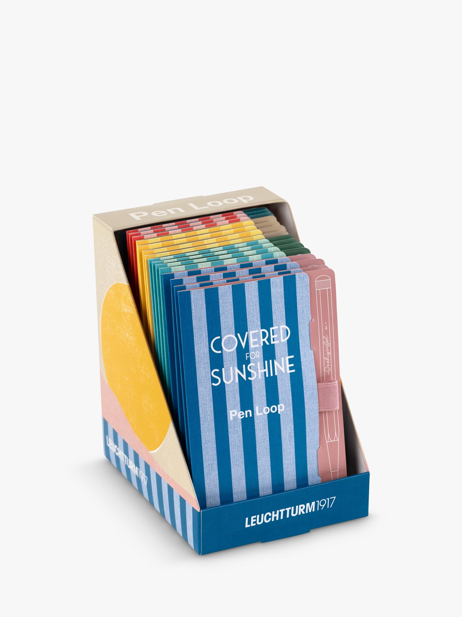 LEUCHTTURM1917 Sunshine notebook with pen loop - British product