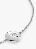 Monica Vinader birthstone bracelet with lab-grown diamond, imported from the UK