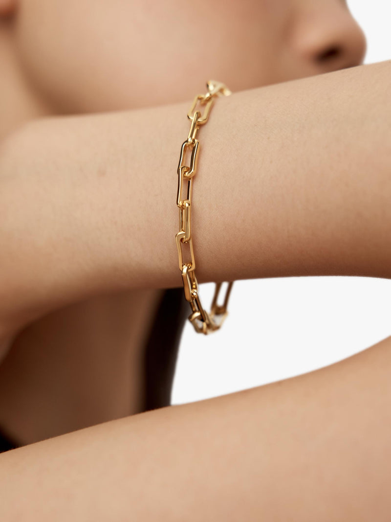 Monica Vinader gold chain link bracelet - British product