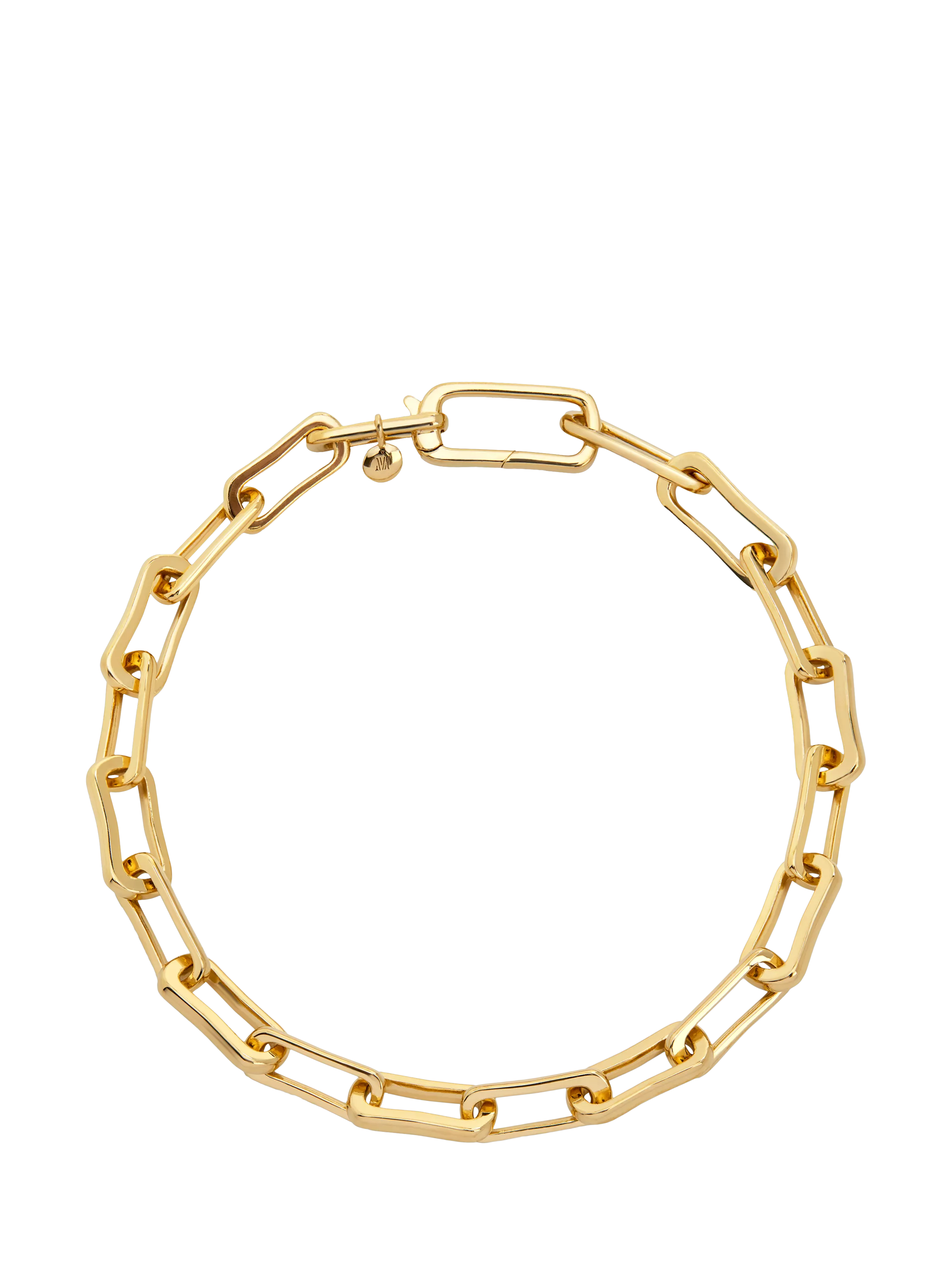 Monica Vinader Alta Mini Chain Link Bracelet, Gold