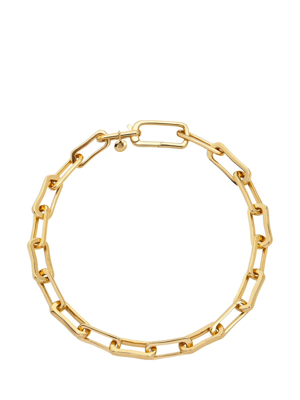 Monica Vinader Alta Mini Chain Link Bracelet, Gold