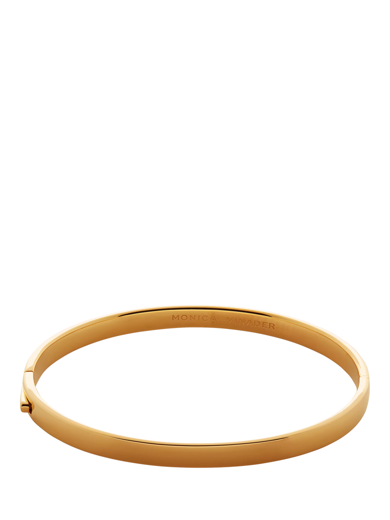 Monica Vinader Essential Luxe Gold Bangle