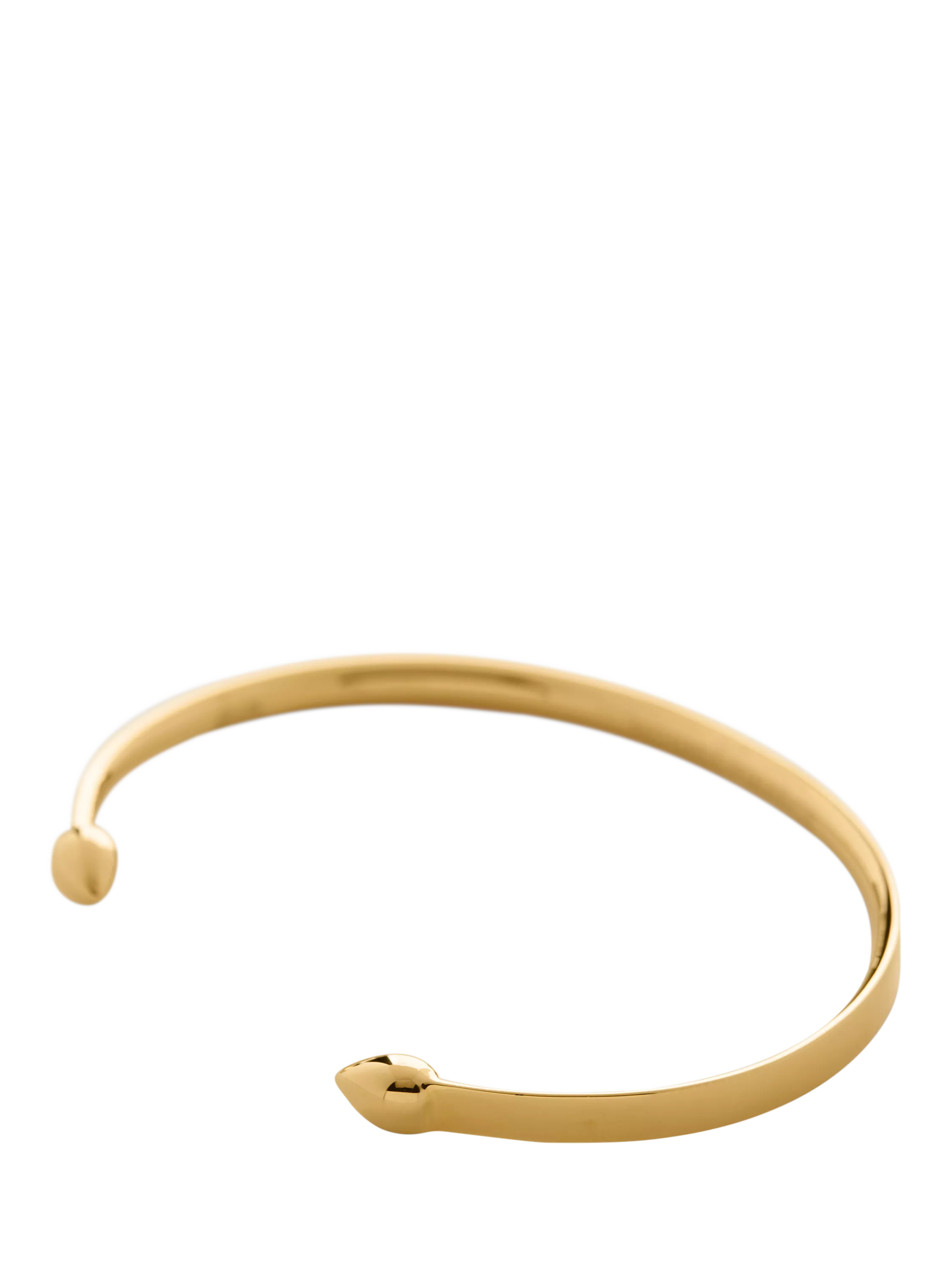 Monica Vinader gold cuff bracelet, imported from the UK