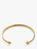 Monica Vinader gold cuff bracelet, imported from the UK