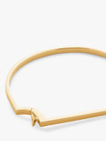 Monica Vinader gold plated slim bangle - British product