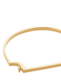 Monica Vinader gold plated slim bangle - British product