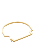 Monica Vinader gold plated slim bangle - British product