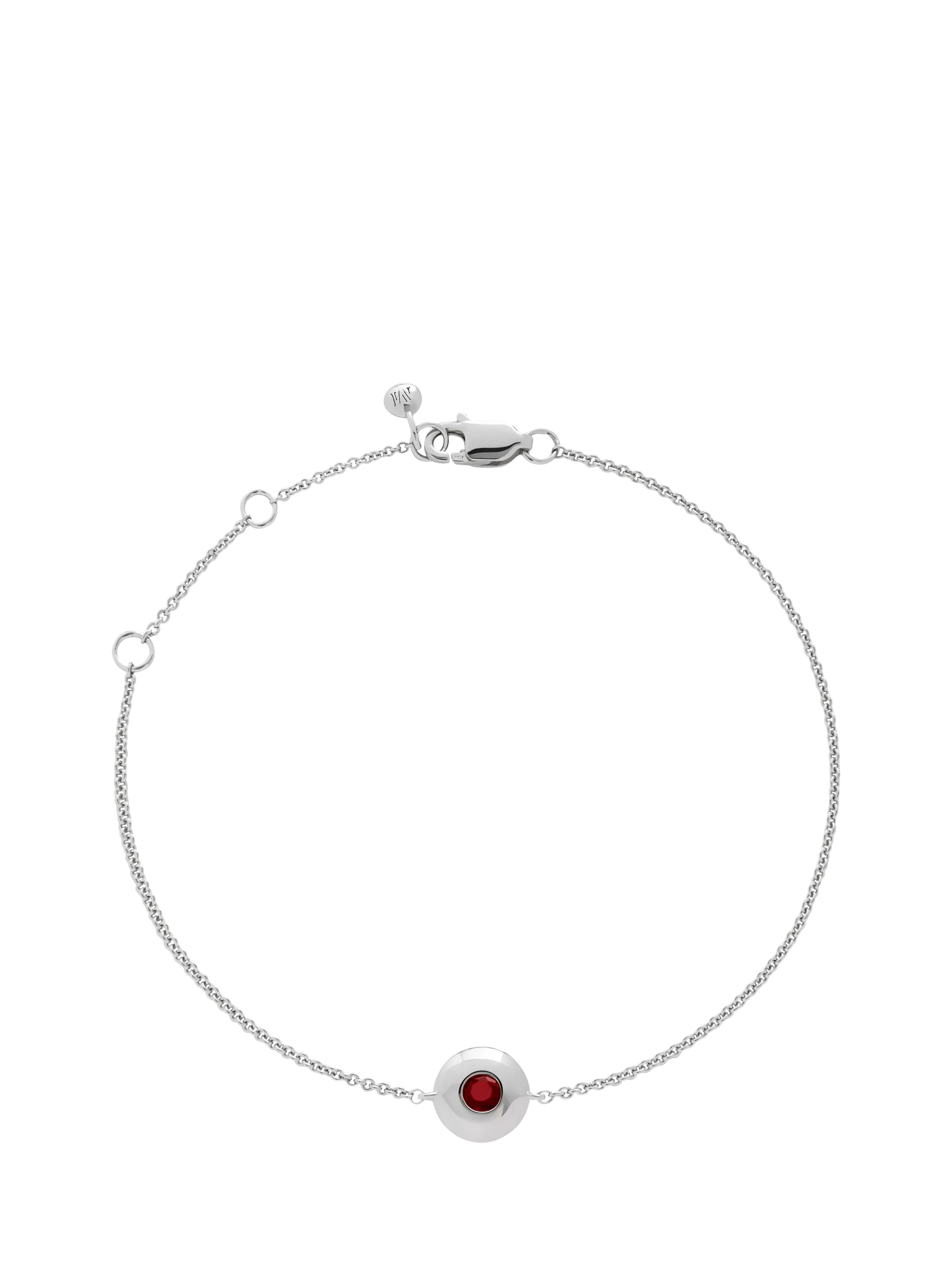 Monica Vinader birthstone bracelet with lab-grown diamond, imported from the UK