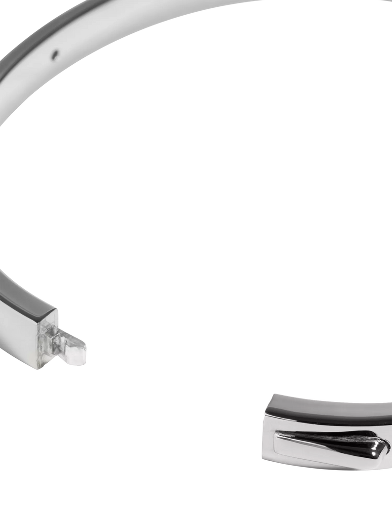 Monica Vinader sterling silver bangle small - British product
