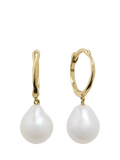 Monica Vinader baroque pearl earrings, imported from the UK
