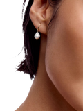 Monica Vinader baroque pearl earrings, imported from the UK
