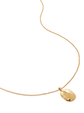 Monica Vinader Havana mini locket necklace gold vermeil, UK version