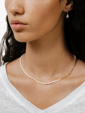 Monica Vinader mini nugget pearl necklace gold, UK version