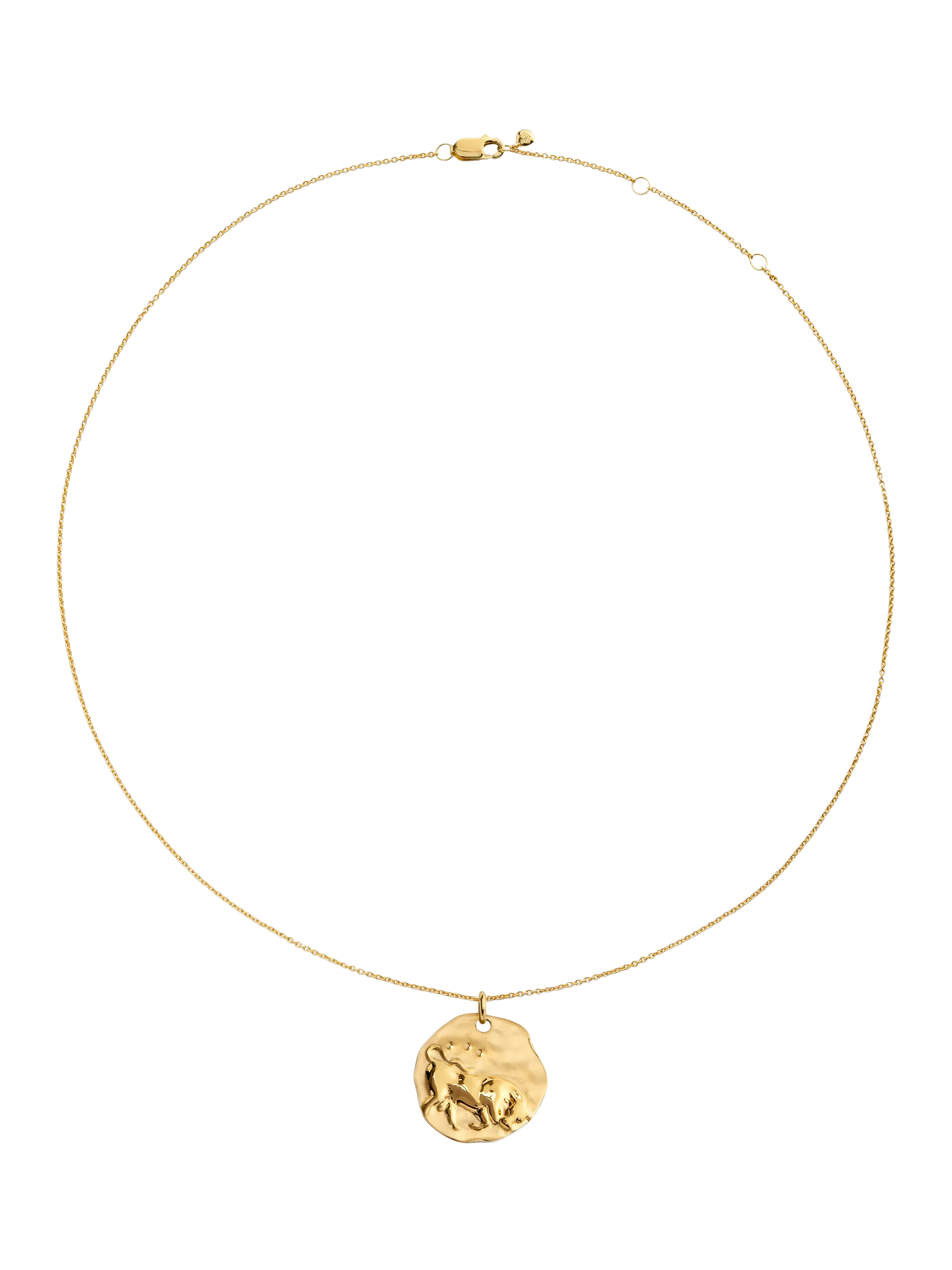 Monica Vinader Zodiac Pendant Necklace, Gold