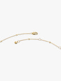 Monica Vinader 14ct yellow gold beaded chain necklace, UK version