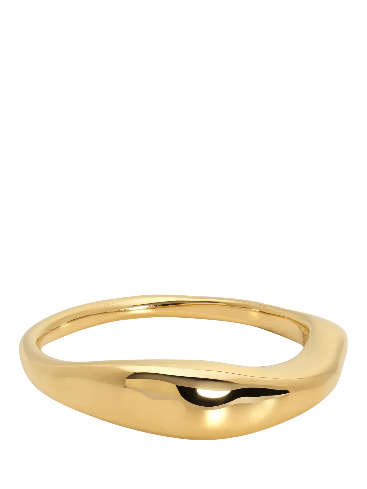 Monica Vinader Antica Gold Plated Sterling Silver Stacking Ring