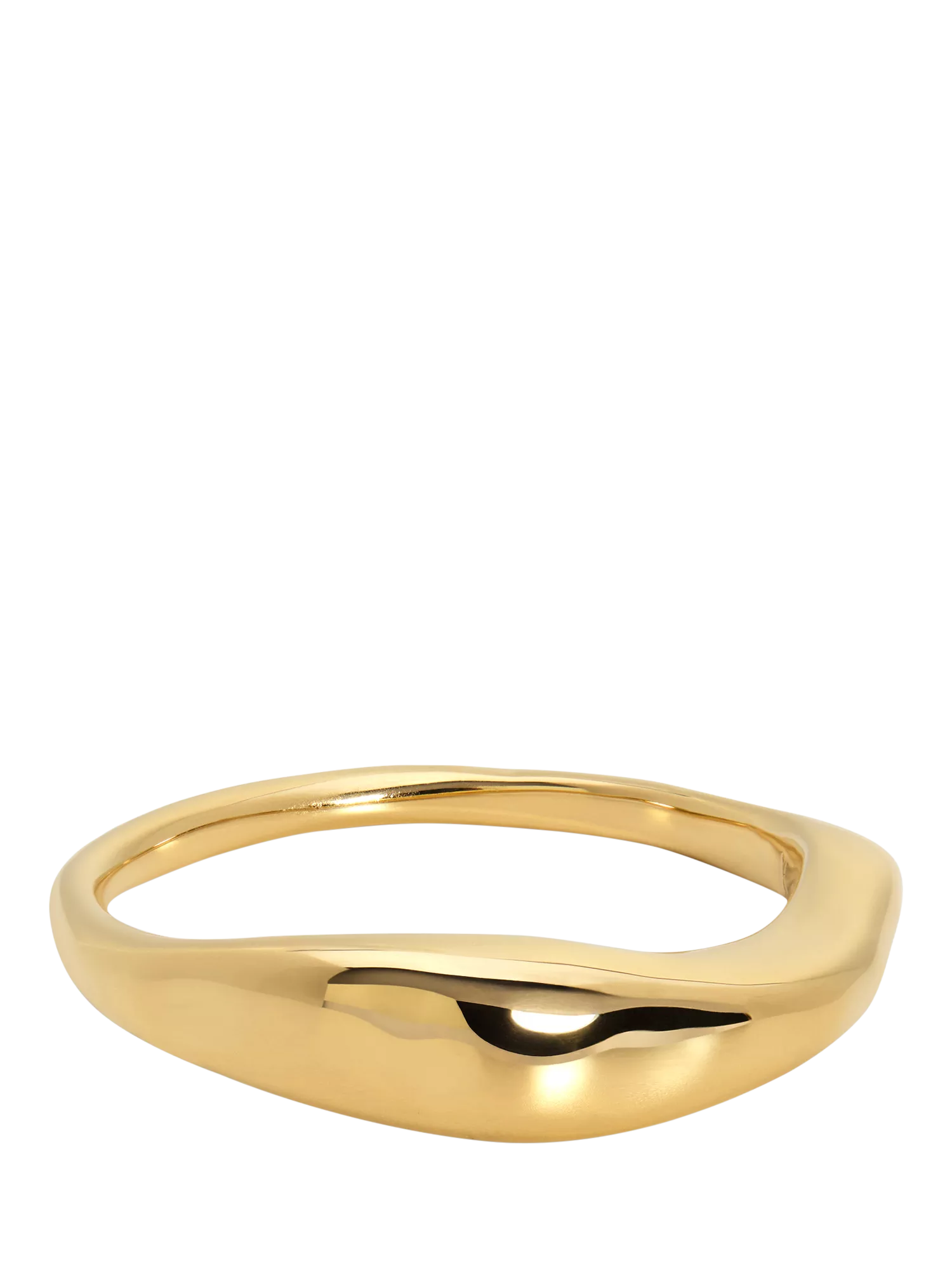 Monica Vinader Antica Gold Plated Sterling Silver Stacking Ring