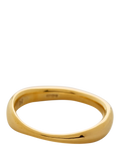 Monica Vinader gold stacking ring size K, UK version