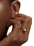 Monica Vinader gold stacking ring size N, UK version