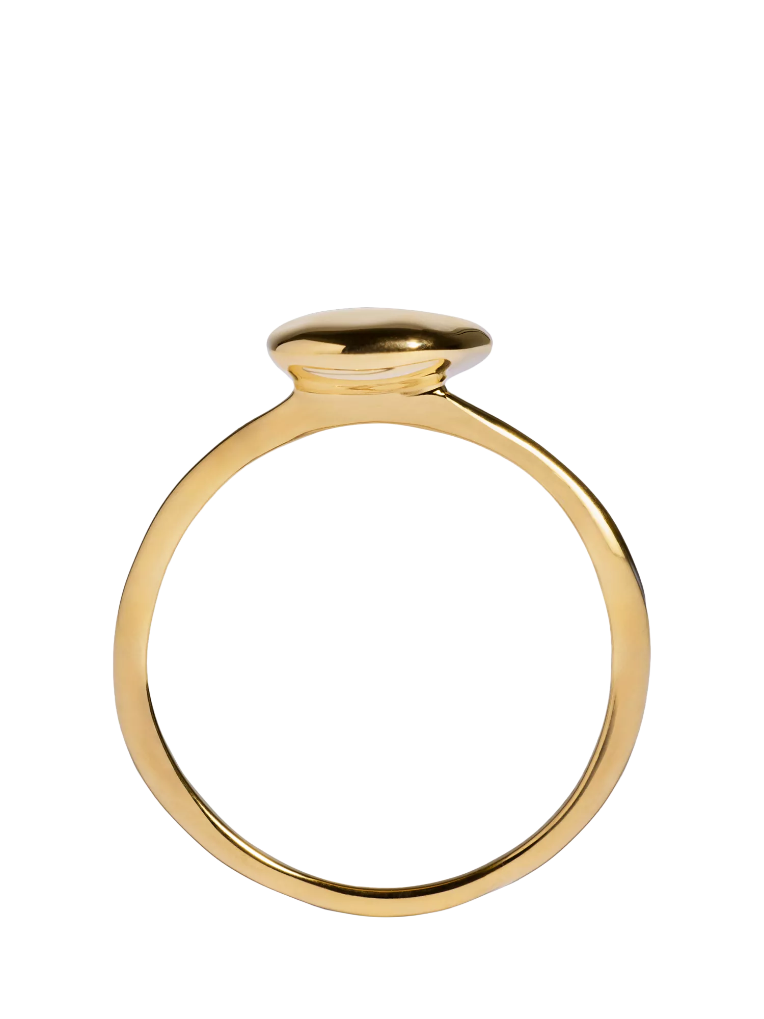 Monica Vinader gold stacking ring size N, UK version