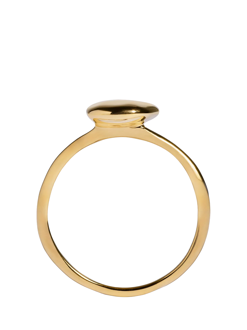 Monica Vinader gold stacking ring size N, UK version