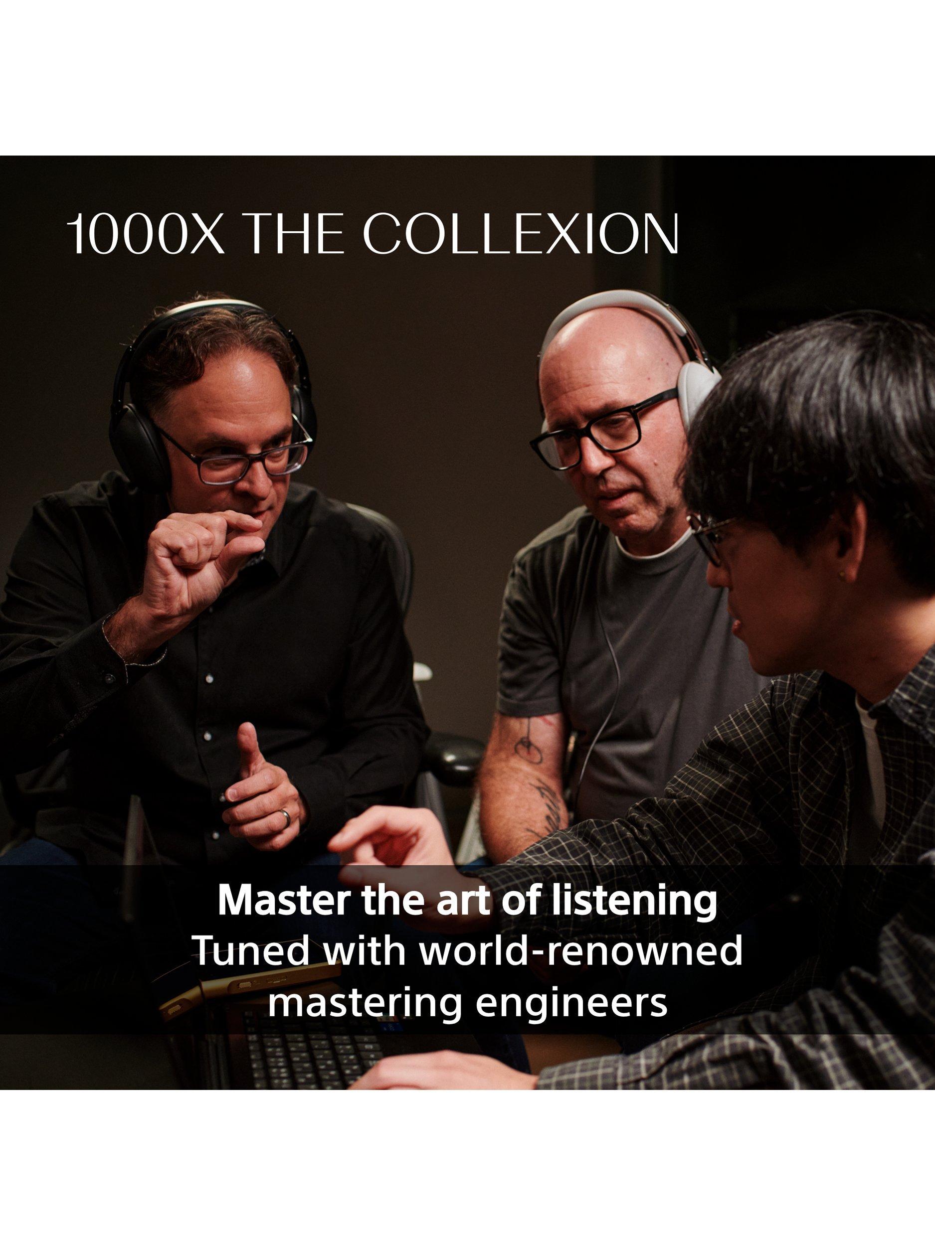 Sony 1000X ColleXion noise cancelling over-ear headphones, imported from the UK