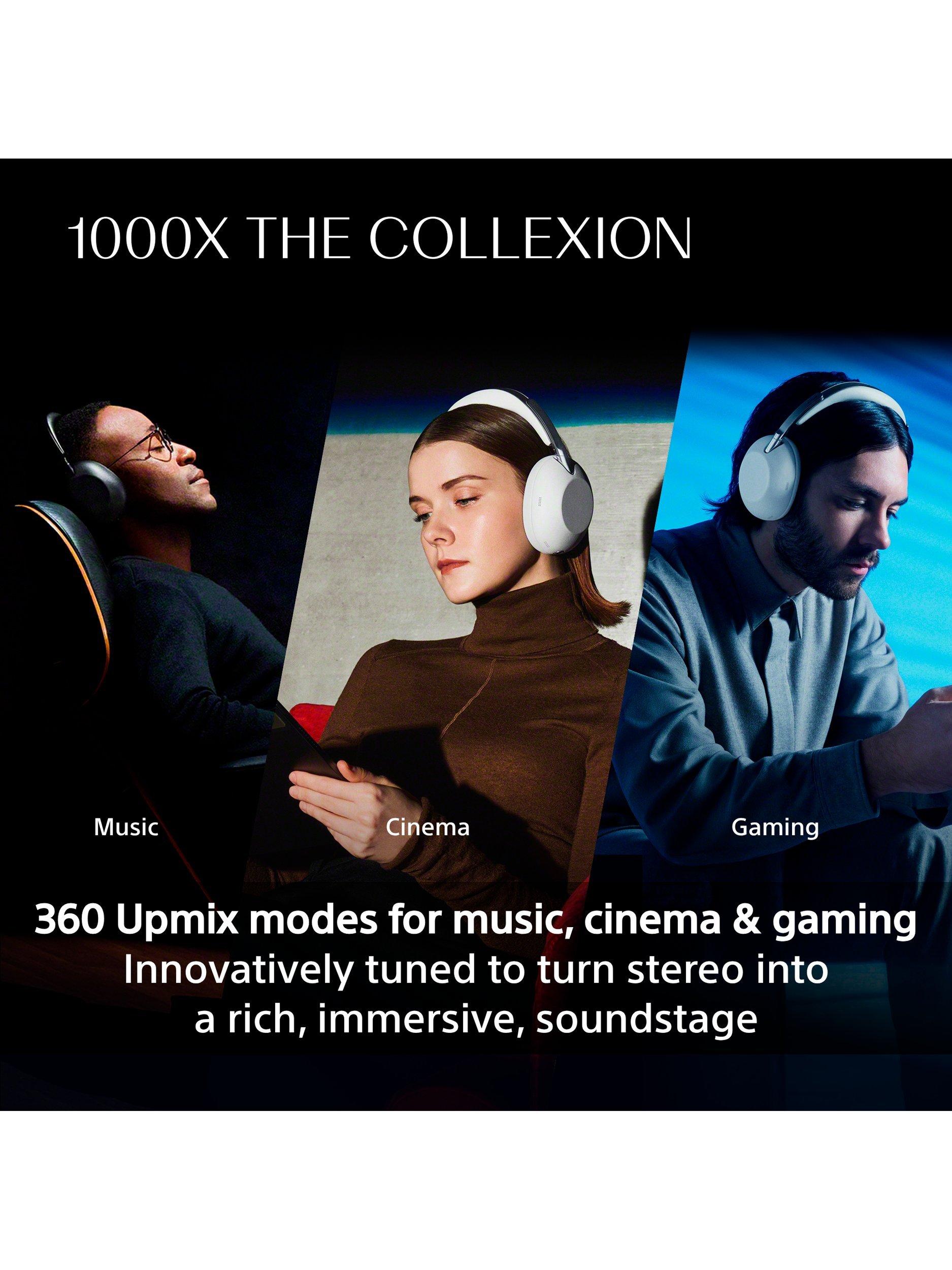 Sony 1000X ColleXion noise cancelling over-ear headphones, imported from the UK