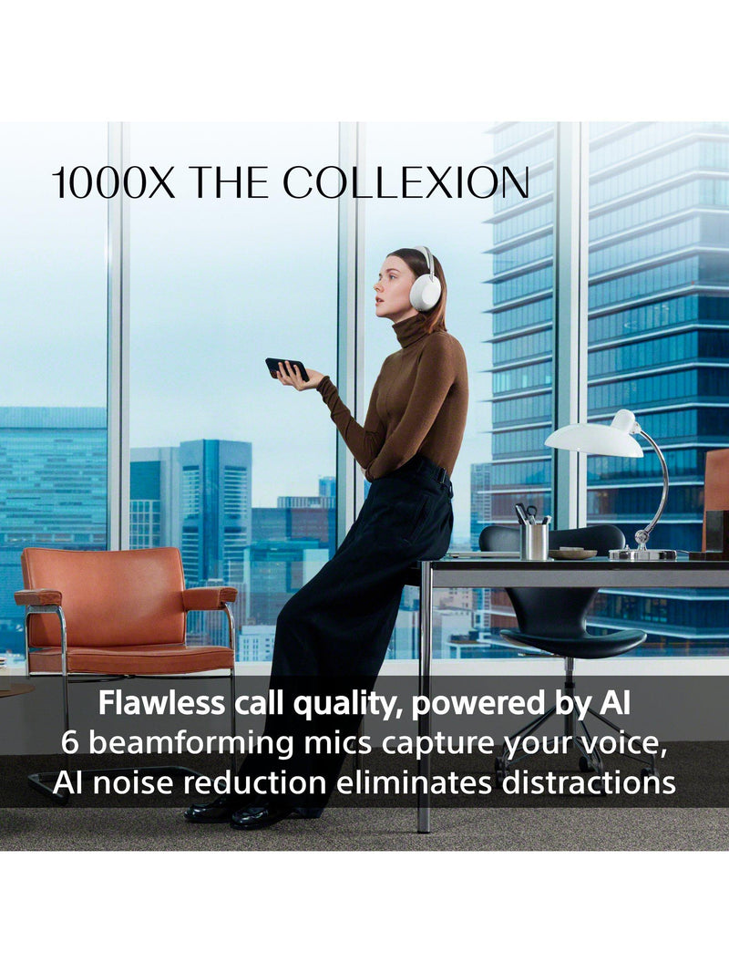 Sony 1000X ColleXion noise cancelling over-ear headphones, imported from the UK