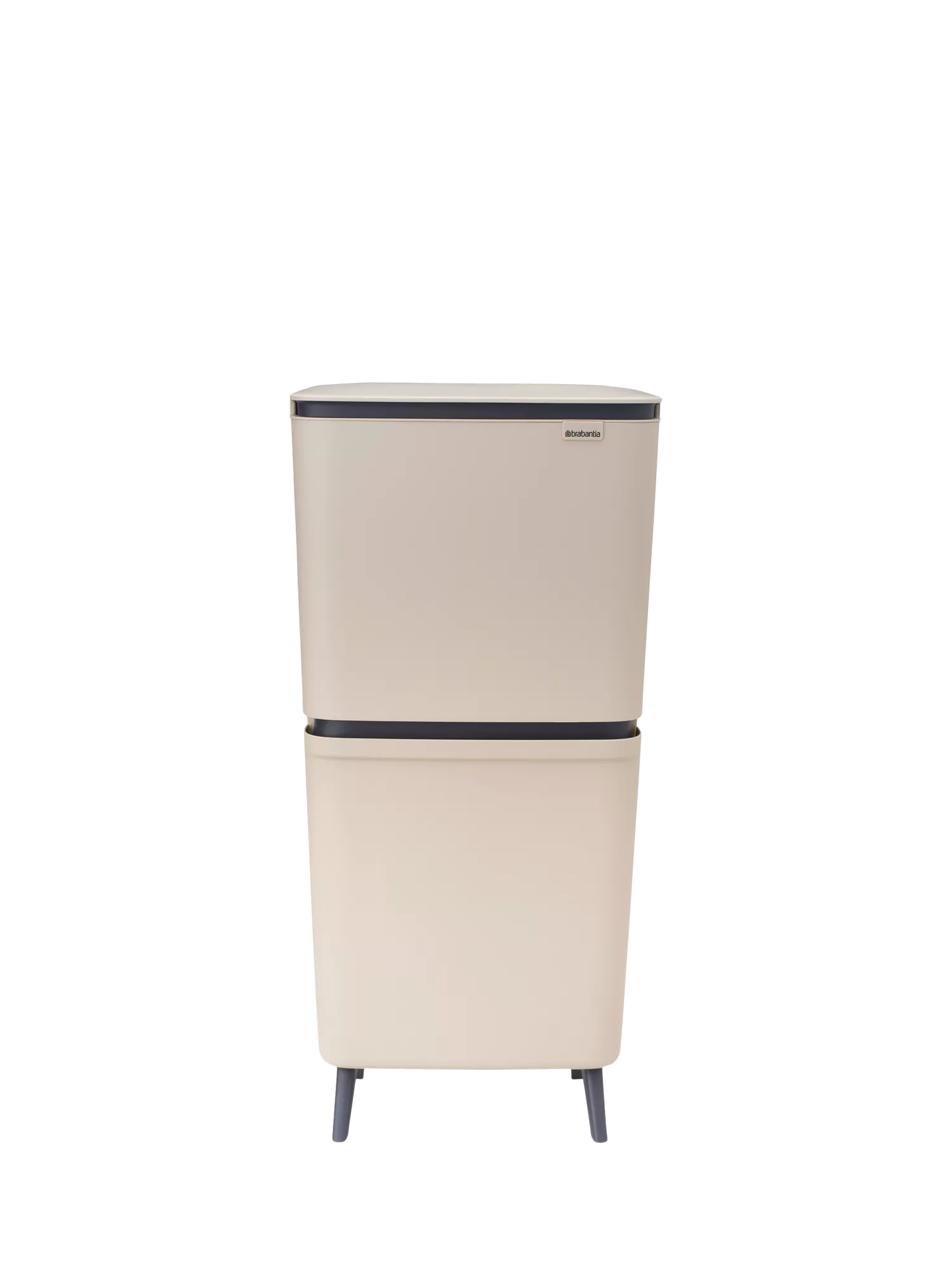 Brabantia SortUp Recyclling Bin Hi, 10+10+25L, Soft Beige
