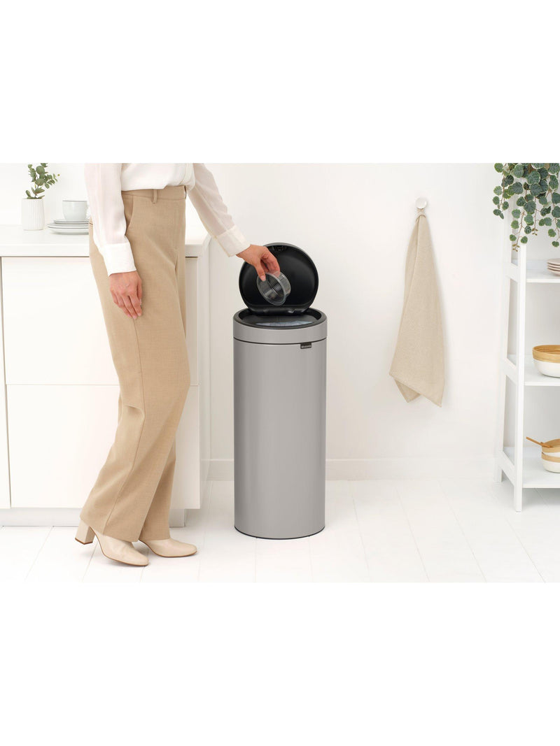 Brabantia Touch Bin 30L Soft Grey - British product