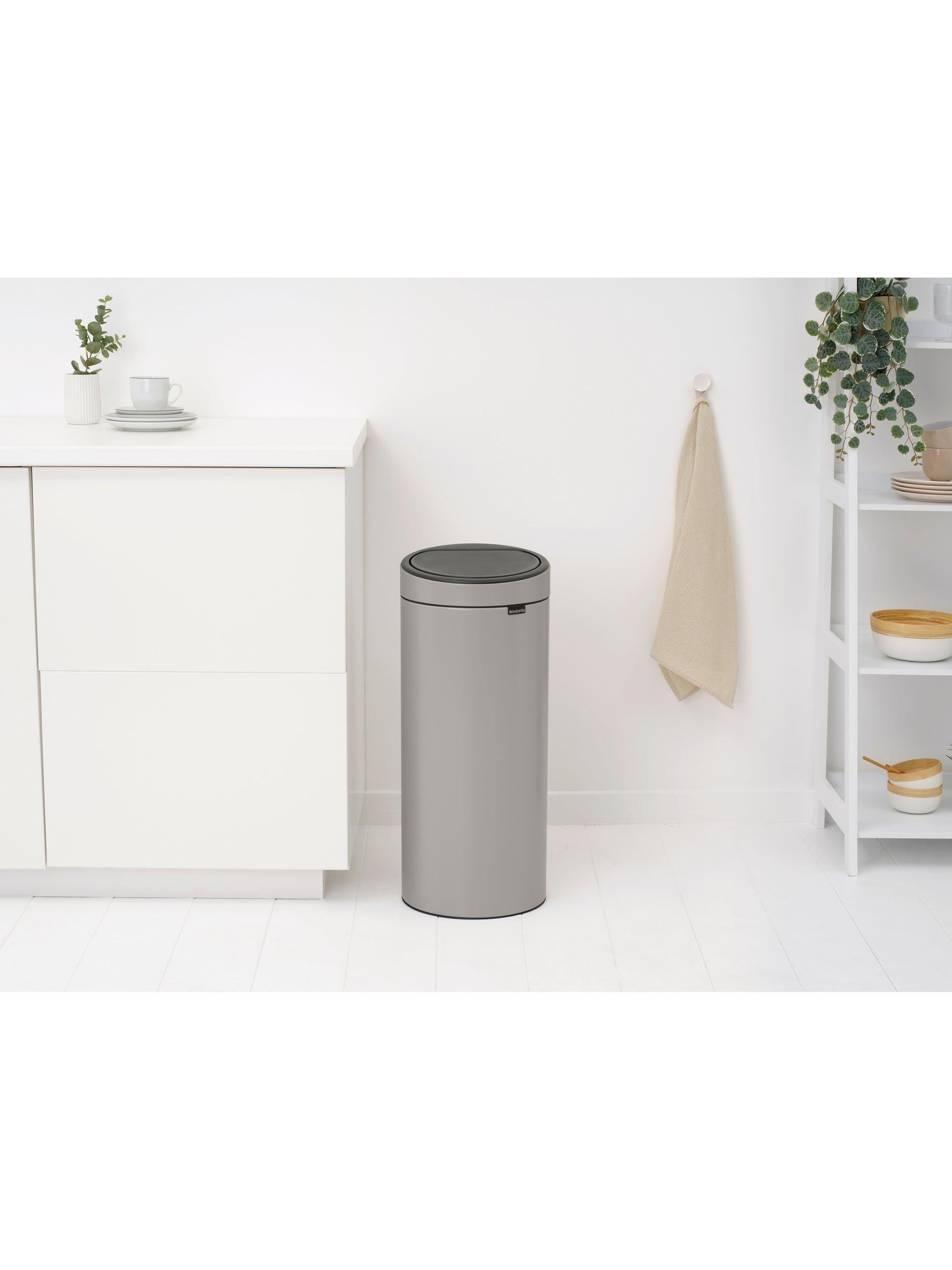 Brabantia Touch Bin 30L Soft Grey - British product
